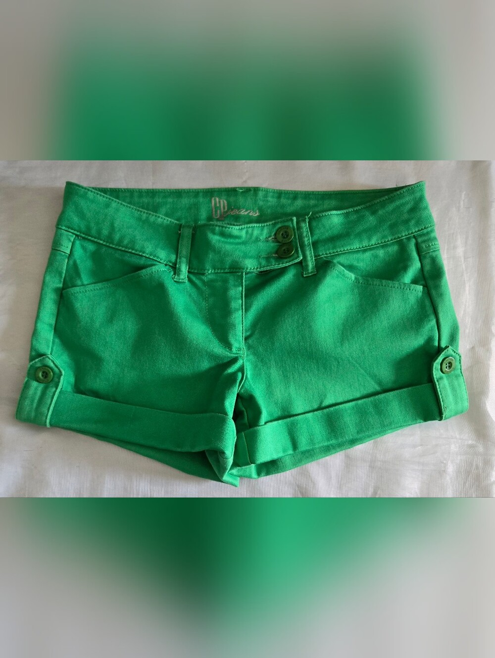 CP Cuffed Shorts Low Rise 3" Inseam Euc